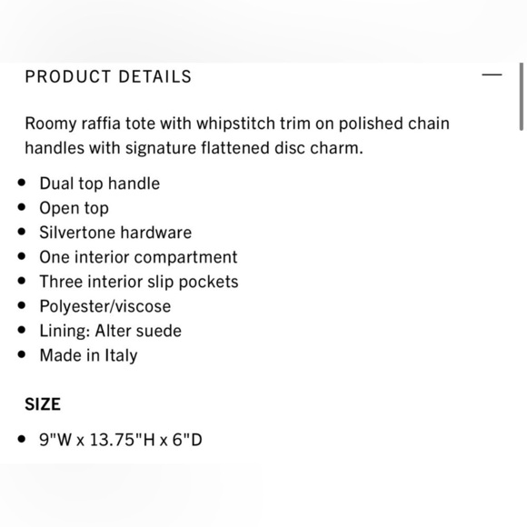 Stella McCartney Falabella Rafia Tote Blue - Picture 3 of 9